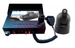 Police Car Security 3G GPS WIFI Mobile Vehicle DVR With Monitor Control Keyboard