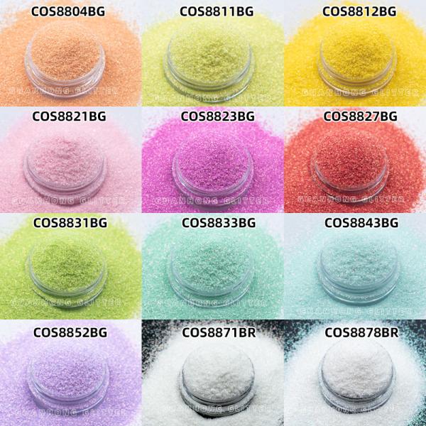 Eco-Friendly Jadeite Colors Sequin for Personalized Wedding Makeup Glitter Powder Fine Nail Art Decorative Material