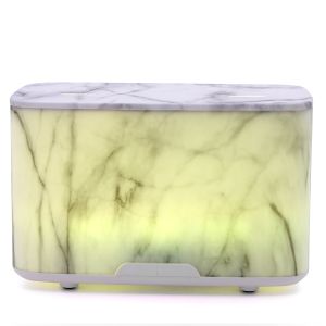 Marble Grain Double Mist Nozzle Humidifier Wood Aromatherapy Diffuser