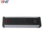 Australian power clamp tabletop edge mount power data socket outlet