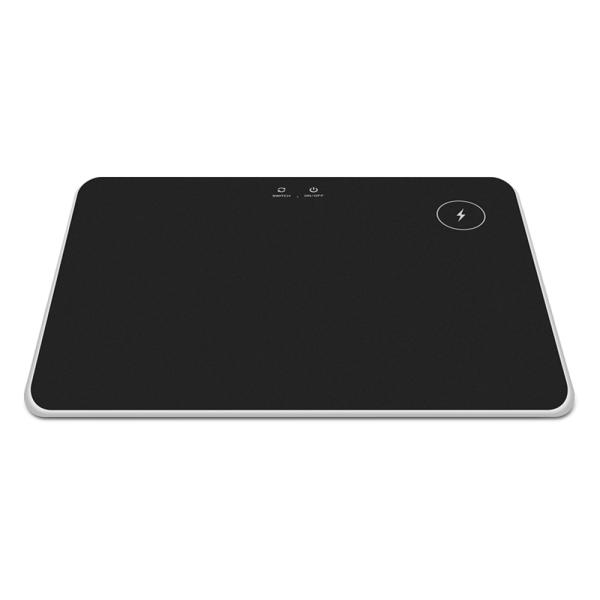 Stock 15W Wireless Charger Custom Design Logo Rgb Gaming Mousepad with Acrylic Panel