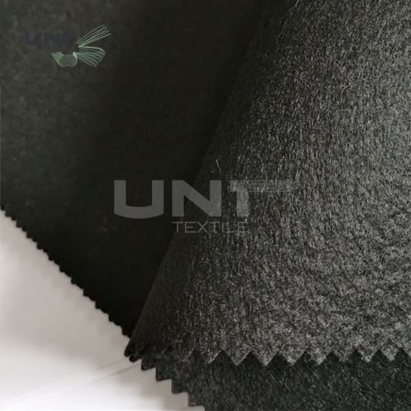 Polyester felt fabric sample showing texture and quality