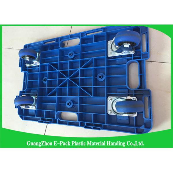 Recyclable Plastic Moving Dolly Stackable Convenience Transport For Logistics