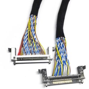 LCD Panel Display Electronic Wire Harness LVDS Cable 32pin
