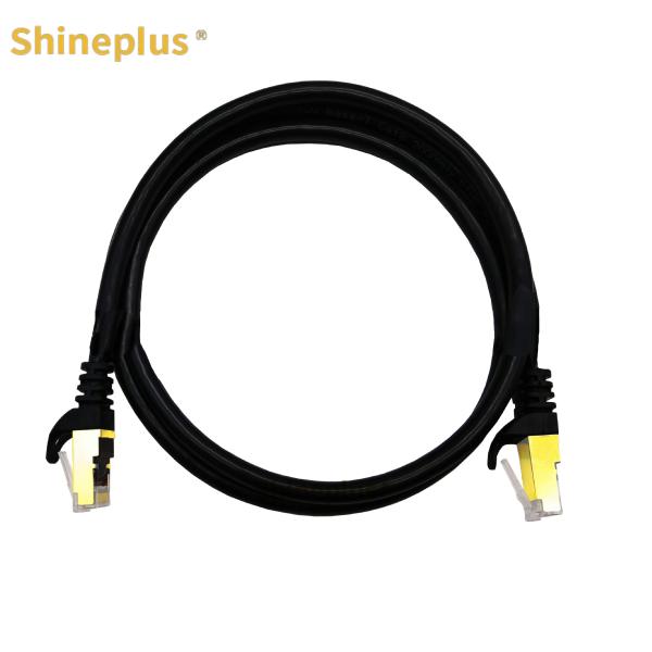 CAT8 SSTP 40Gbps RJ45 Connector Shielded Circular Network Cable Pure Copper Jumper