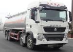 Sinotruk howo 8*4 25000 liters diesel oil Tank Truck Trailer / oil delivery