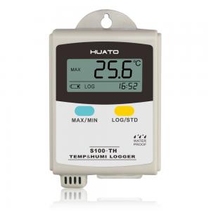 Buy cheap Plastic Material Temperature Humidity Data Logger LCD Display With Internal Sensor product