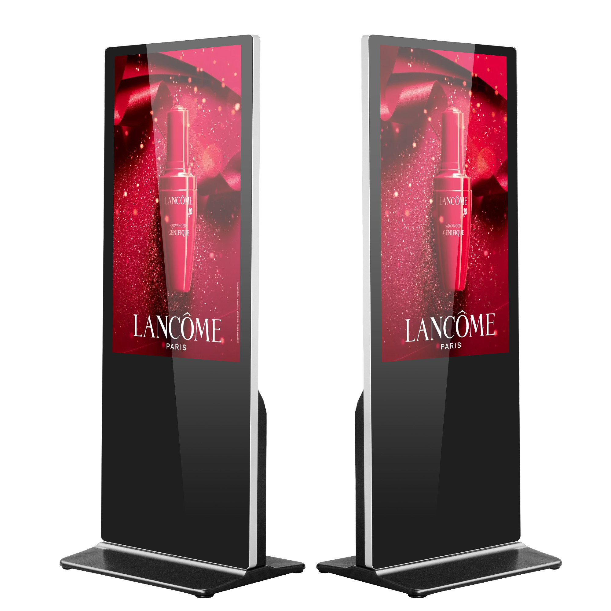 Buy cheap 2G ROM 16.7M LCD TV Floor Stand With 3mm Thickness Tempered Glass digital signage product