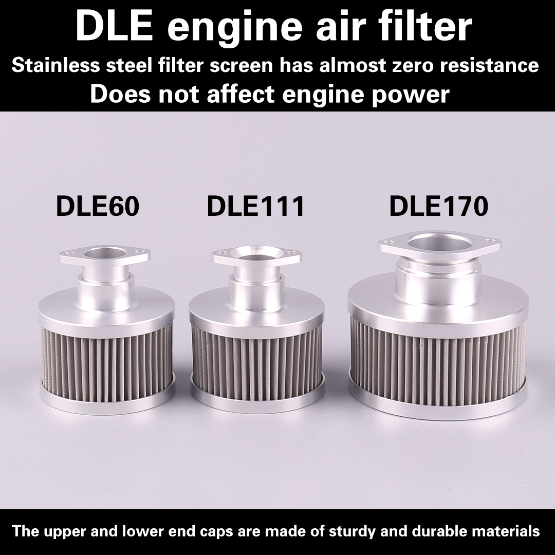 Dle60/111/120/170 Engine Air Filter Drone Fixed Wing Universal Reusable Dustproof Cover
