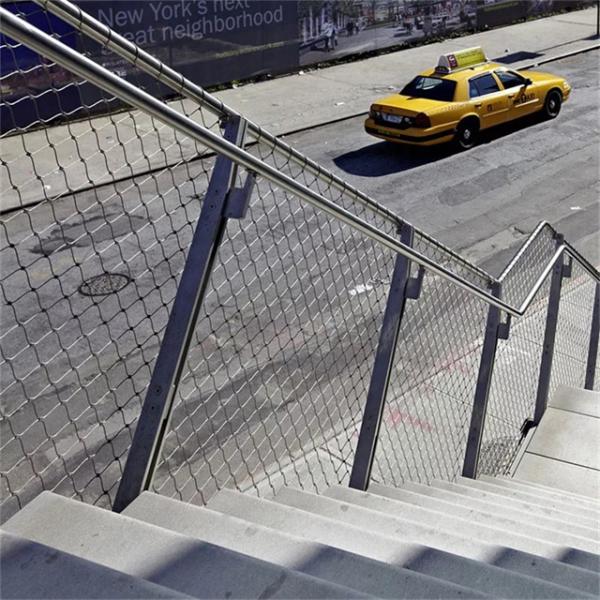 Flexible SUS316 Wire Rope Mesh Anti-Rusting Protective Non-Rusting For Falling Protection