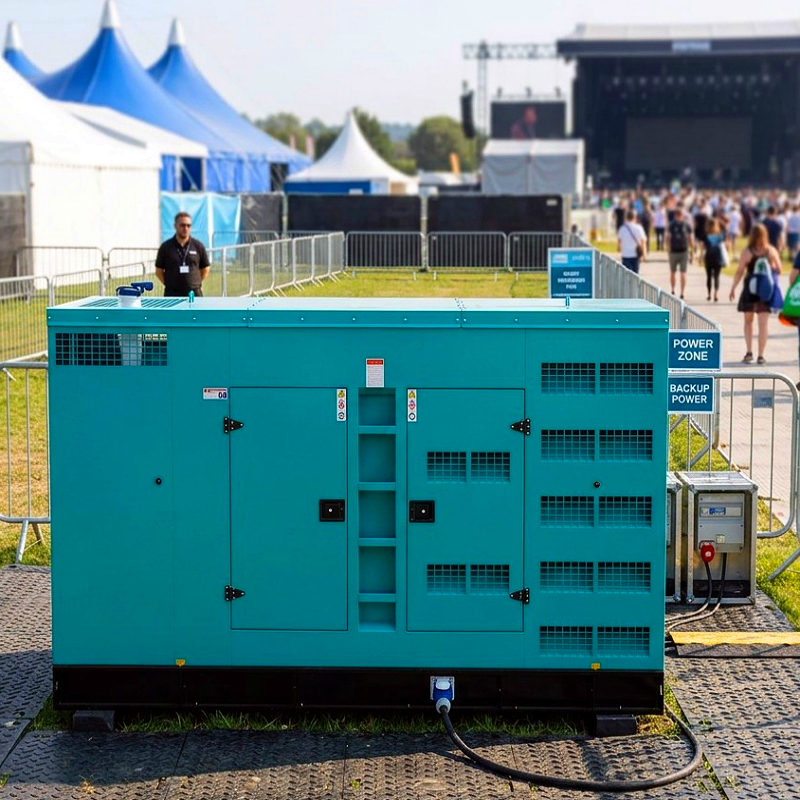 Eco Friendly Diesel Engine Generator Set Automatic Standby Power System Portable Silent Diesel Generator