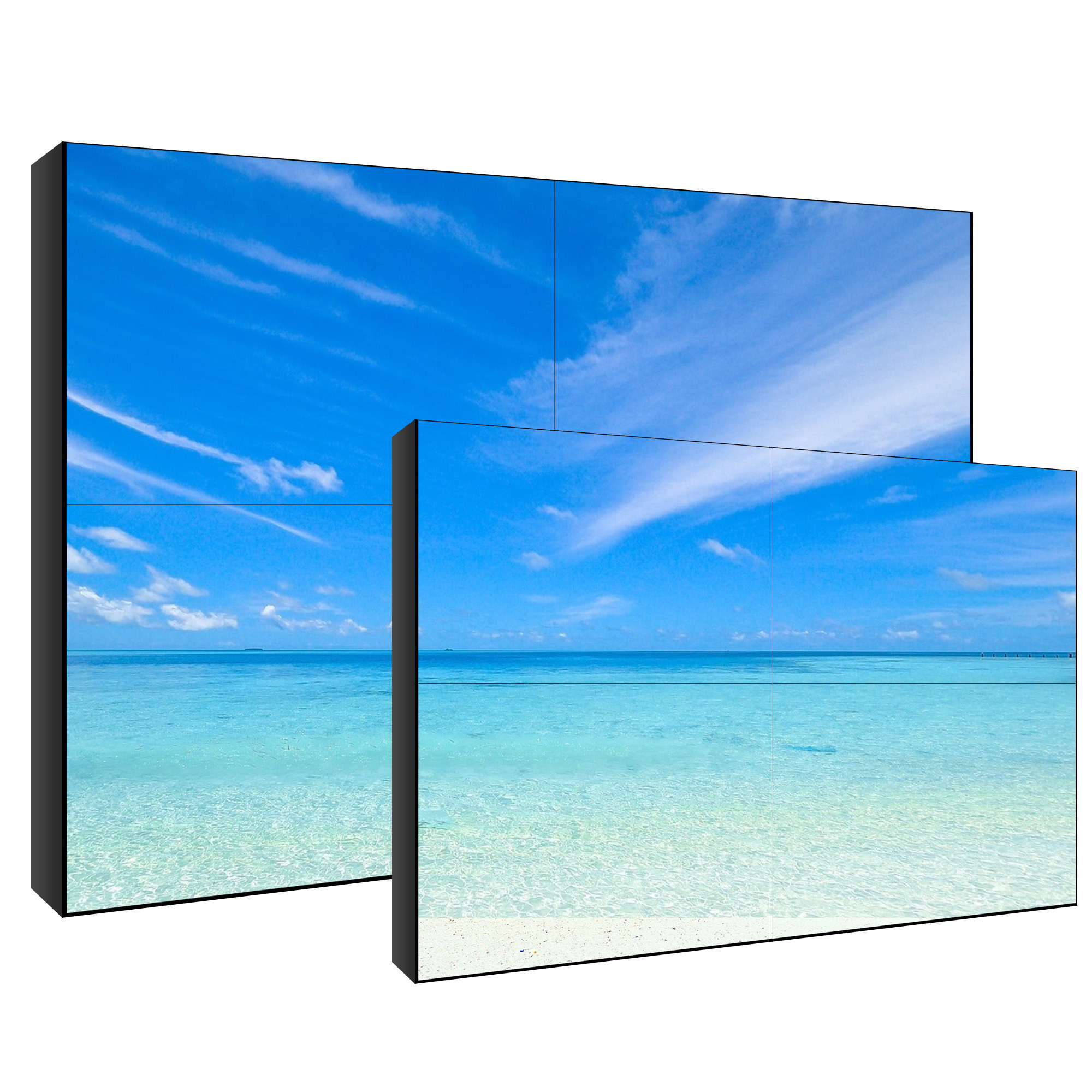 Buy cheap 1.7mm Bezel 4k LG BOE SAMSUNG LCD Video Wall Display 700 Cd/M2 floor stand product