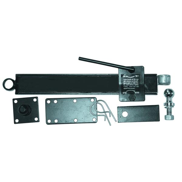 Black ISO Certified Sway Control Hitch With Trailer Ball