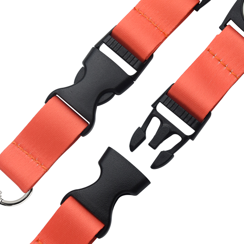 90cm Plastic Nylon Lanyard String Card Holder Keychain Silkscreen Printing
