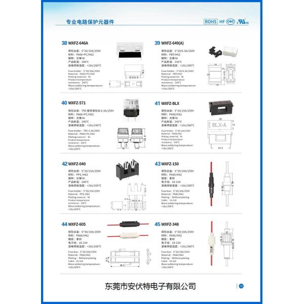 Motorcycle IP68 Rated High Power Auto Blade Fuse Holder WXFH-DFS101 For Maxi Car Fuse 120A 86V