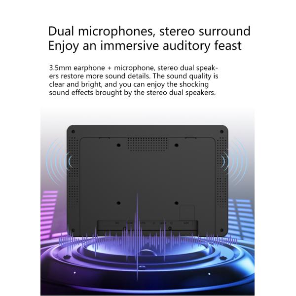 Key features of the 8-inch wall-mounted tablet