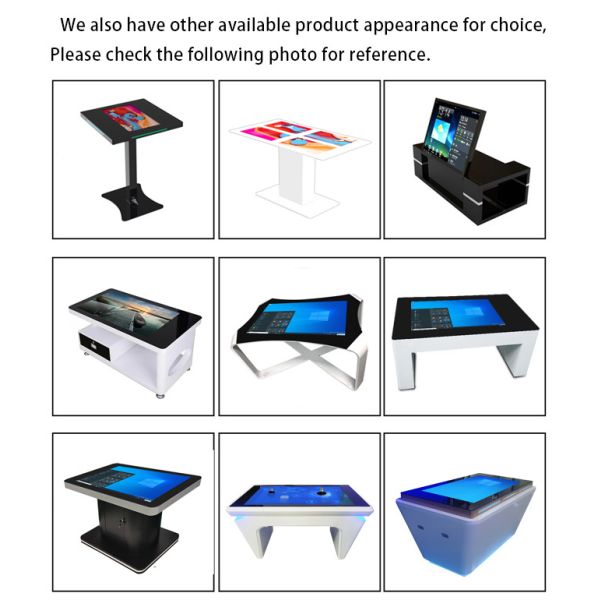 43 inch Android Kids Waterproof Interactive LCD Games Advertising Player Coffee Smart Touch Table