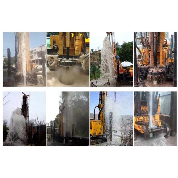 450m Crawler Large Pneumatic Borewell Machine