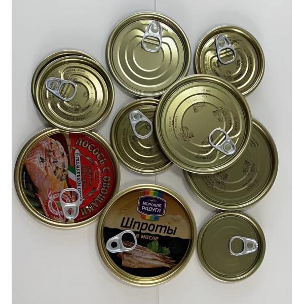 307D EOE Lids Diameter Tinplate Tin Cover 83mm For Beans Fish Can