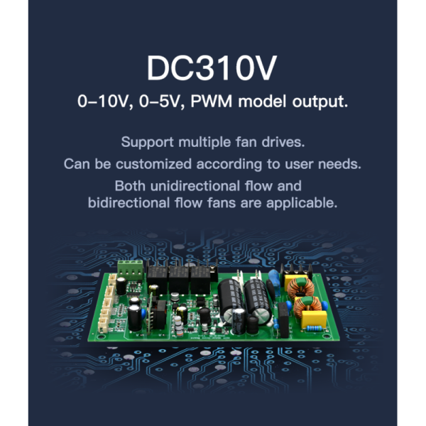 DC 310V Ventilation System Fan Control Board 0-10V 0-5V PWM Output Customized