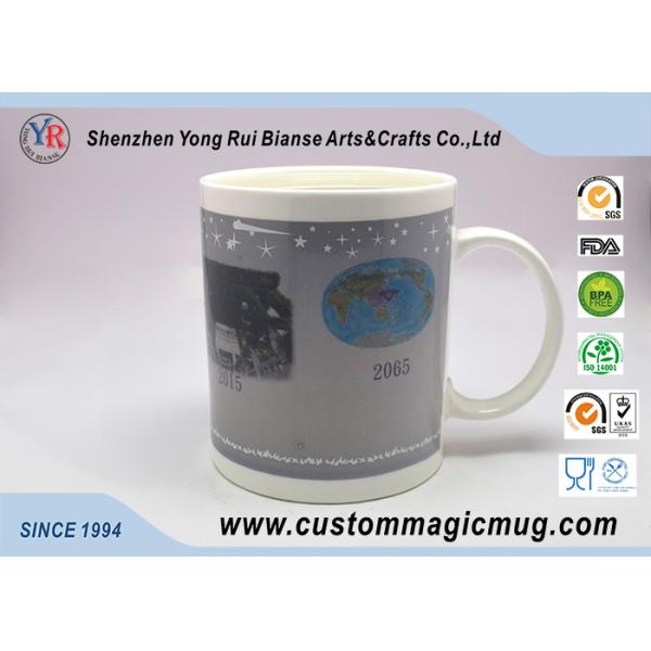 Beautiful Eco Friendly Ceramic Mugs Temperature Heat Changing
