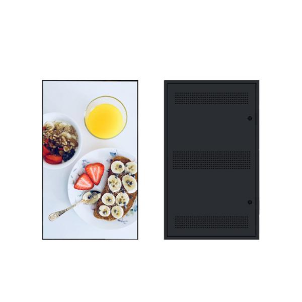 Outdoor 3000cd/M2 Drive Thru Board 4k LCD Advertising Display Screen For Restaruant