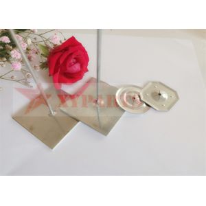 Metal Self Adhesive Insulation 50mm Tape Base Self Stick Pins For Temperature