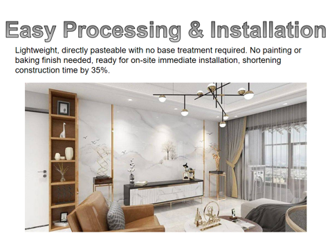 2.9m Factory Direct PVC Marble Sheets Scratch Resistant Wall Board