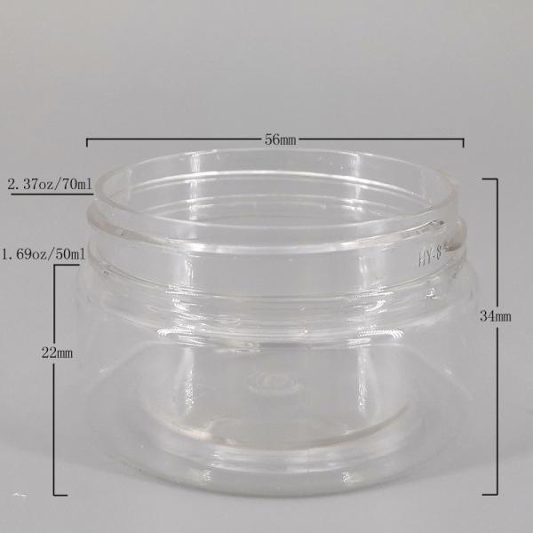 Mini Clear 10g 1.69oz Empty Cosmetic Pots