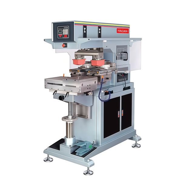 2 Colors Semi Automatic Pad Priting Machine Inkcup Printer For Sale