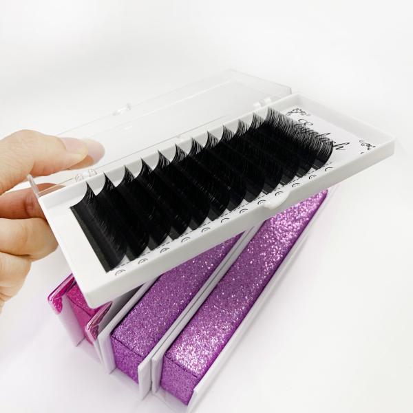 0.07 Korea Silk Lashes Soft Russian Volume Lash Extensions Professional