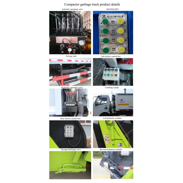 Dongfeng 15 Cbm 4*2 Self Compressing Garbage Compactor Truck Refuse Collection Truck