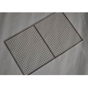Buy cheap 304 Stainless Steel Crimped Mesh Barbecue Grills Panels / Trays product