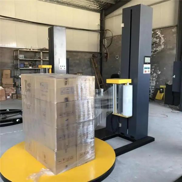 Full-automatic Carton Large Packaging Tray Packaging Scale With Tray Winding And Bundling Stretching Film Turntable