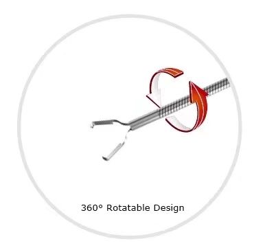 Rotatable Medical Disposable Hemoclip For Soft Tissue Endoscopy