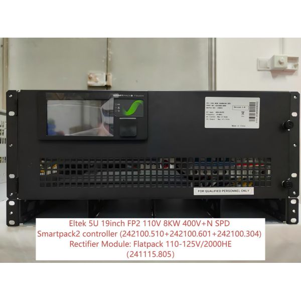 Eltek Flatpack2 110Vdc 8KW DC power system CIO20405.XXX System with Flatpack 110-125V/2000HE 241115.805 241119.805