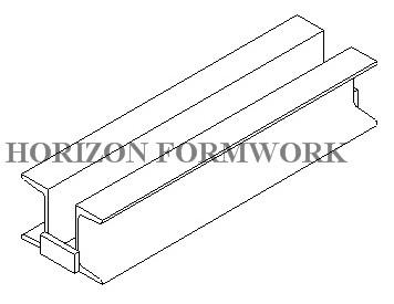8.9m Height Single Sided Concrete Wall Forms Q235 Steel Channel OEM Available
