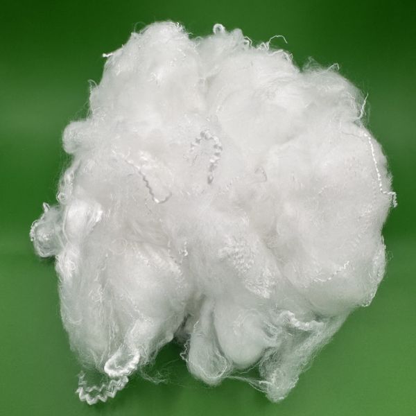 1.2D 38mm Virgin White PSF Consistent Luster Good Mixing Performance for Spinning Knitting & Weaving Customization Available
