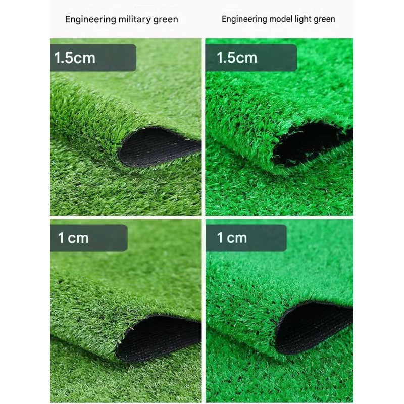 Custom cut artificial grass rolls