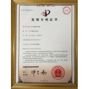 WANGDA Machinery Factory Certifications