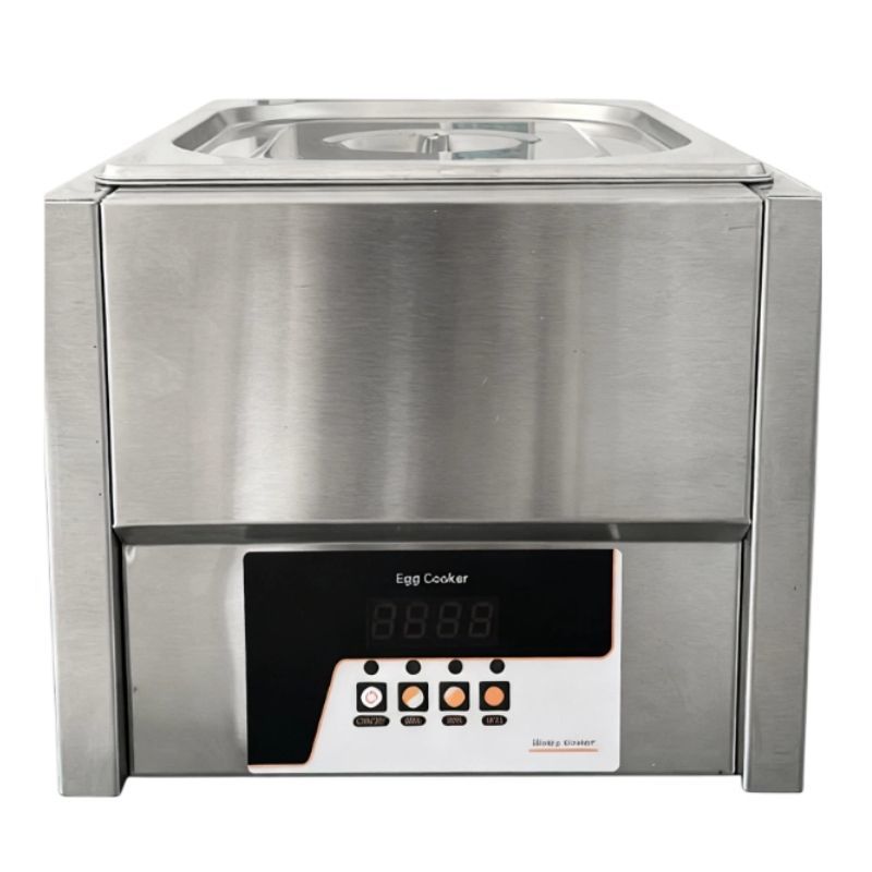 (EGC50) Commercial Egg Cooker Fast Soft Boiled Cooking Electronic Board Control for Airport Cafe