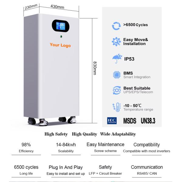 CTS Home Energy Storage Batetry Pack 51.2V 314Ah 280Ah 15kWh Lithium Battery for Office Backup Power