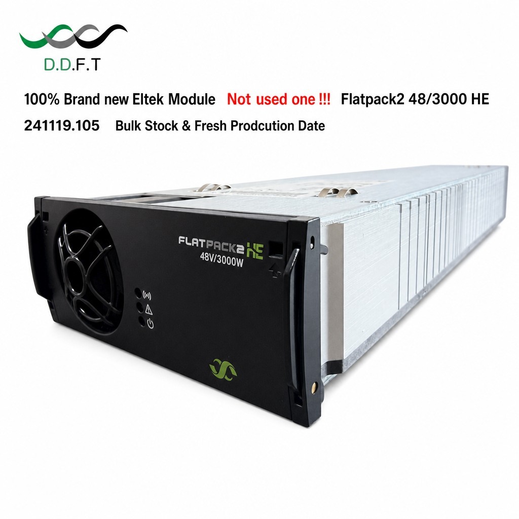 100% Original Brand New Eltek 48Vdc 3000W Module Flatpack2 48/3000HE ( P/N: 241119.105) Revision 7