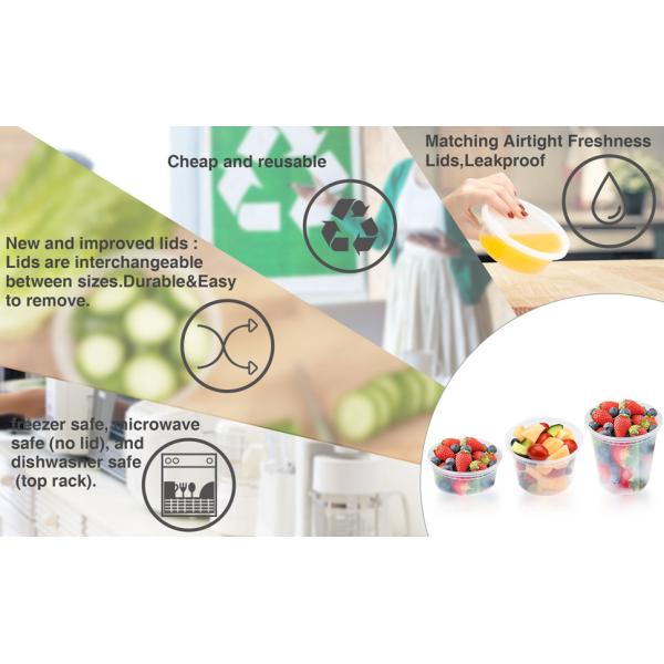 8+16+32oz Soup Containers to go.BPA Free,  Leakproof &Reusable. Microwave/Dishwasher/Freezer Safe
