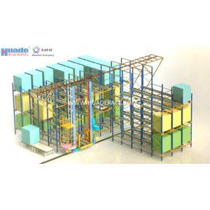 Buy cheap ASRS Solution Shuttle Racking System Stacker Crane Combined With Shuttle product