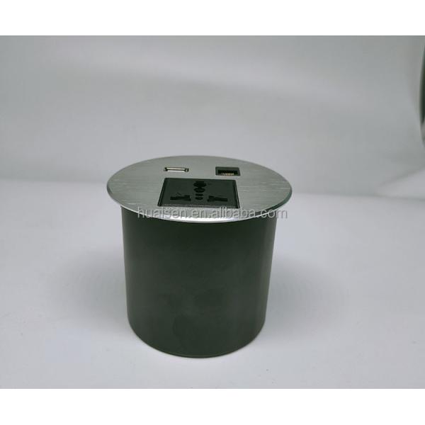 Office Essential Power Desk USB Socket Outlet Multimedia SOC Extension