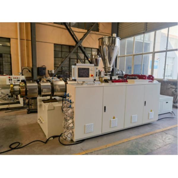 Plastic Profile Extruder U PVC PE Shutter Windows Frame Louver Rain Gutter Corner Edge Band Strip Guards Turn L Angle Making Machine/ Extrusion
