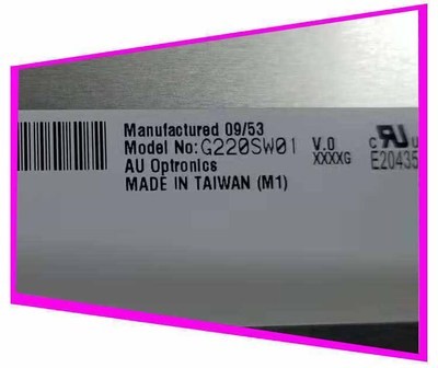 300cd/m2 Brightness 22'' Wide Screen AUO Industrial Panel LCD Display with 30 Pin Connector