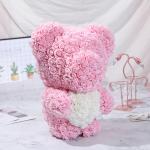 PE Roses Bear with More Colors Bear Roses for Christmas Gift Rose bear China