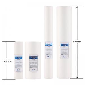 China 5 Micron 10 Inch Pp Big Fat Melt Blown Pp Filter Cartridge Used To Remove Sand White on sale